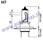 Autožiarovka 12V H7 55W PX26d BOSCH