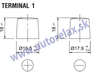 AKUMA autobatéria 12V/46Ah+  450A Komfort plus, L1B 46