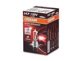 Autožiarovka 12V H7 55W PX26d +100% SILVER OSRAM, 1ks