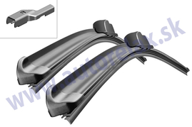 Stierače BOSCH Aerotwin A 404 S, sada (700/340 mm) 3397014404