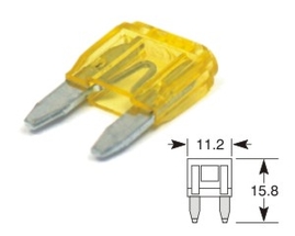 Autopoistka nožová mini 15 A