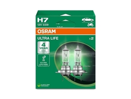 Autožiarovka 12V H7 55W PX26d Ultra Life OSRAM, pár