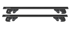 Strešný nosič HYUNDAI Tucson, 5-dv SUV, 2004-2009, zvýšené lyžiny, Menabo Sherman black