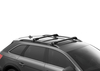 Strešný nosič JEEP Cherokee (KJ), 5-dv SUV, 2005-2007, zvýšené lyžiny, Thule WingBar Egde Evo black