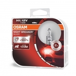 Autožiarovka 12V H1 55W P14,5s +100% SILVER OSRAM, pár