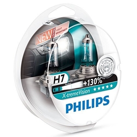 Autožiarovka 12V H7 55W PX26d X-tremeVision +130%, sada 2ks, PHILIPS