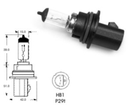 Autožiarovka 12V HB1 65/45W P29t ELTA